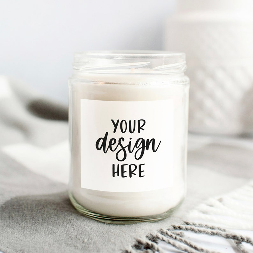 Personalised Candle Label - 30pcs-50mm Stiker Stoples Lilin Kustom Teks