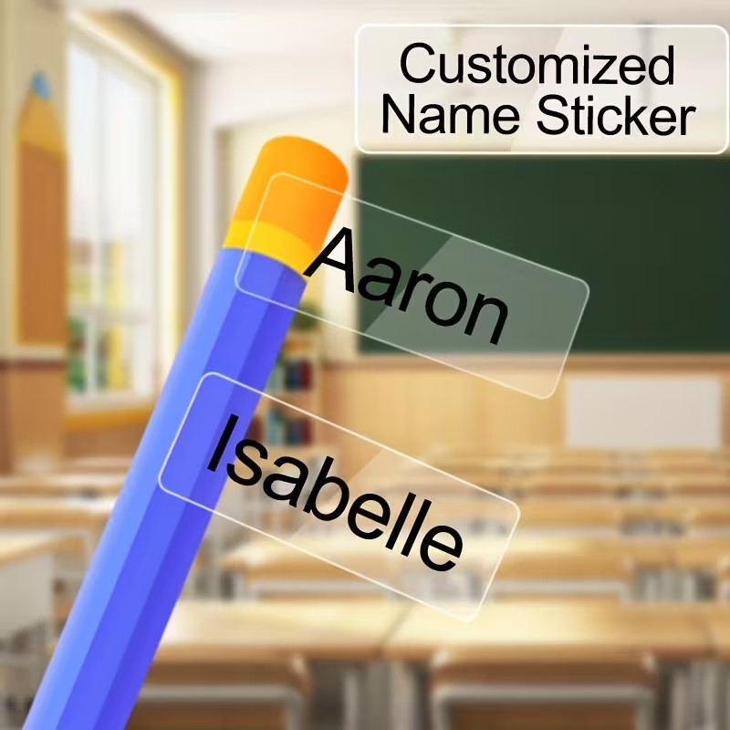 Personalized Name Box - Label Nama yang Dapat Disesuaikan dengan