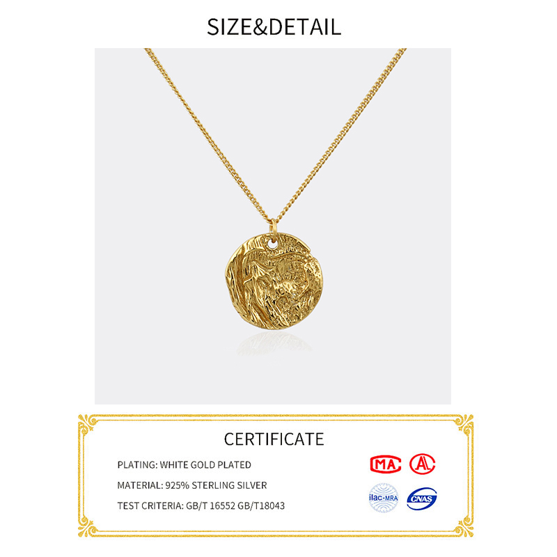 BFCLUB kalung bulat warna pera - Birth Flower Necklace ulasan dan harga