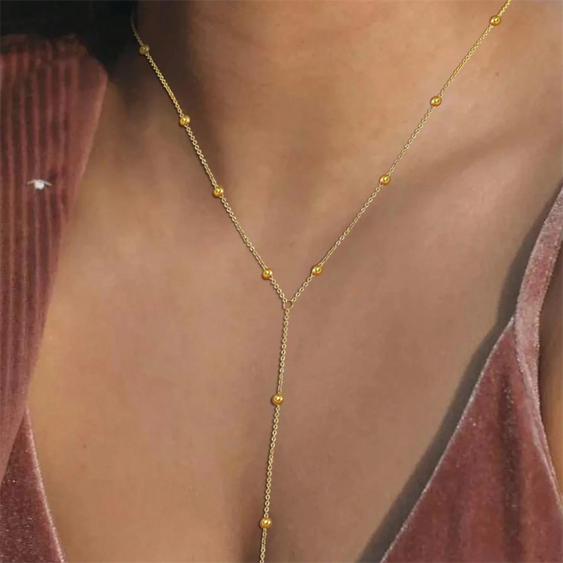 Kalung Rantai Panjang Warna Em - Birth Flower Necklace ulasan dan harga
