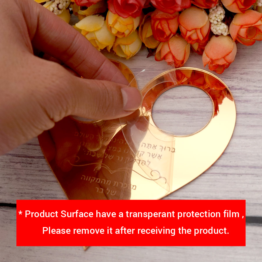 Tag doa teks kustom cermin akr - Personalised Candle Label ulasan dan harga